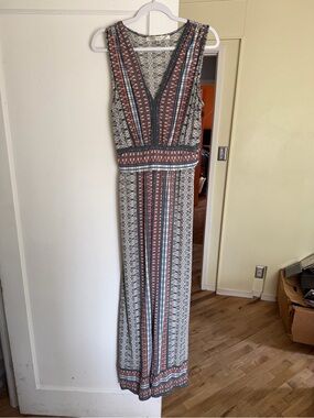 Max Studio Geometric Print maxi dress
